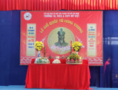 TRƯỜNG TH, THCS & THPT MỸ VIỆT LONG TRỌNG TỔ CHỨC LỄ GIỖ TỔ HÙNG VƯƠNG