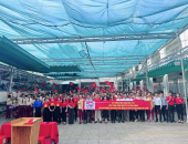 TRƯỜNG TH, THCS & THPT MỸ VIỆT CHÀO MỪNG KỶ NIỆM 50 NĂM NGÀY GIẢI PHÓNG MIỀN NAM,THỐNG NHẤT ĐẤT NƯỚC